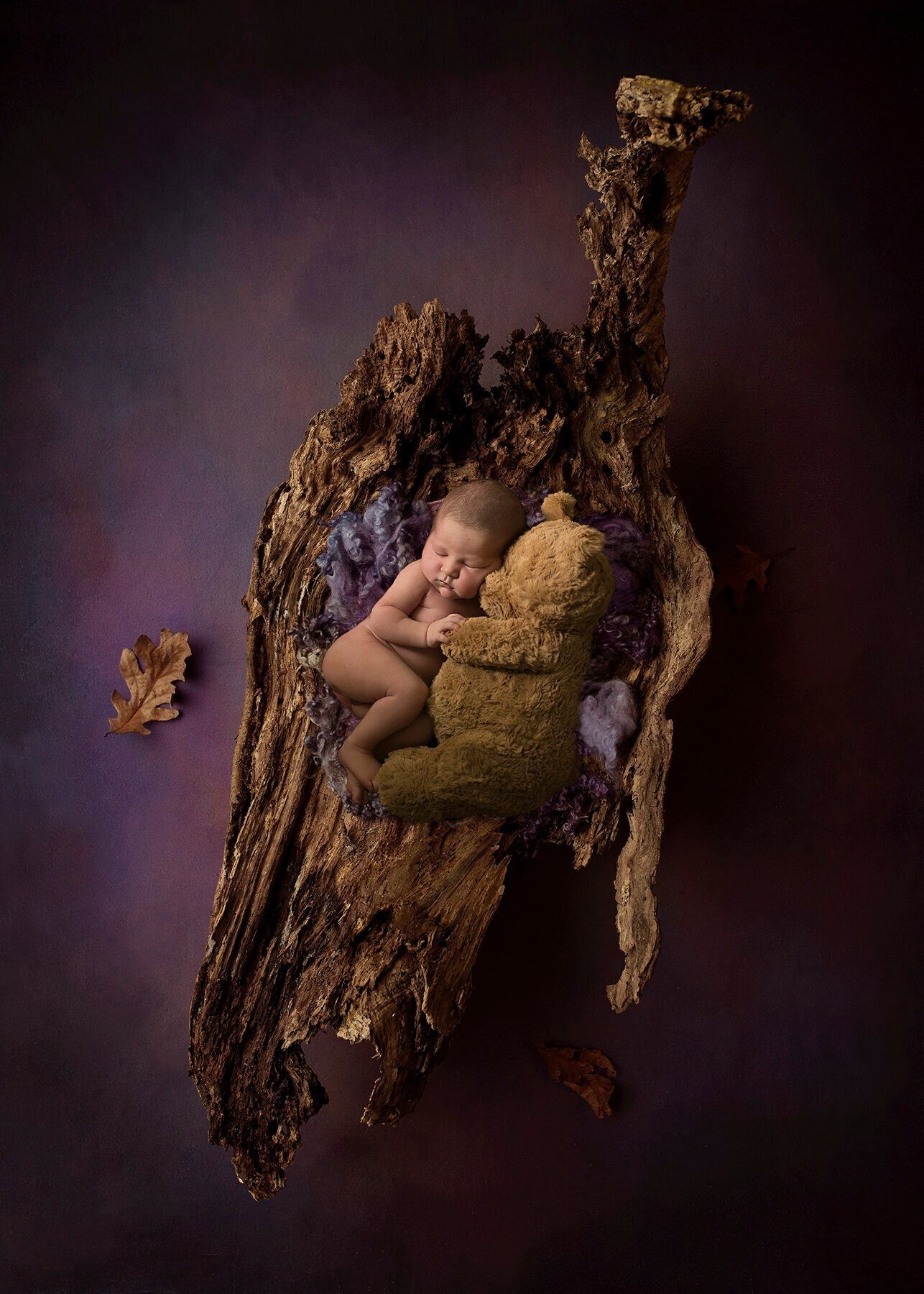Bear and me Sussex newborn photographer
