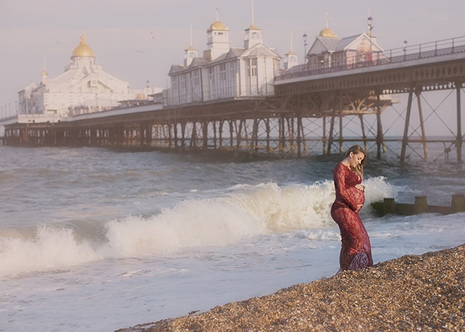 Beach Maternity with Jo Page Photography